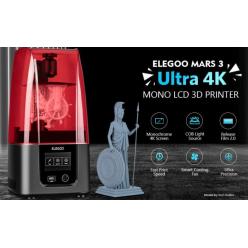Elegoo Mars 3 Imprimante resine Ultra 4K