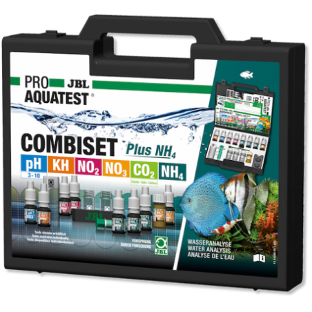 JBL ProAquaTest Combi Set Test Plus NH4 - Mallette de 6 tests pour aquarium