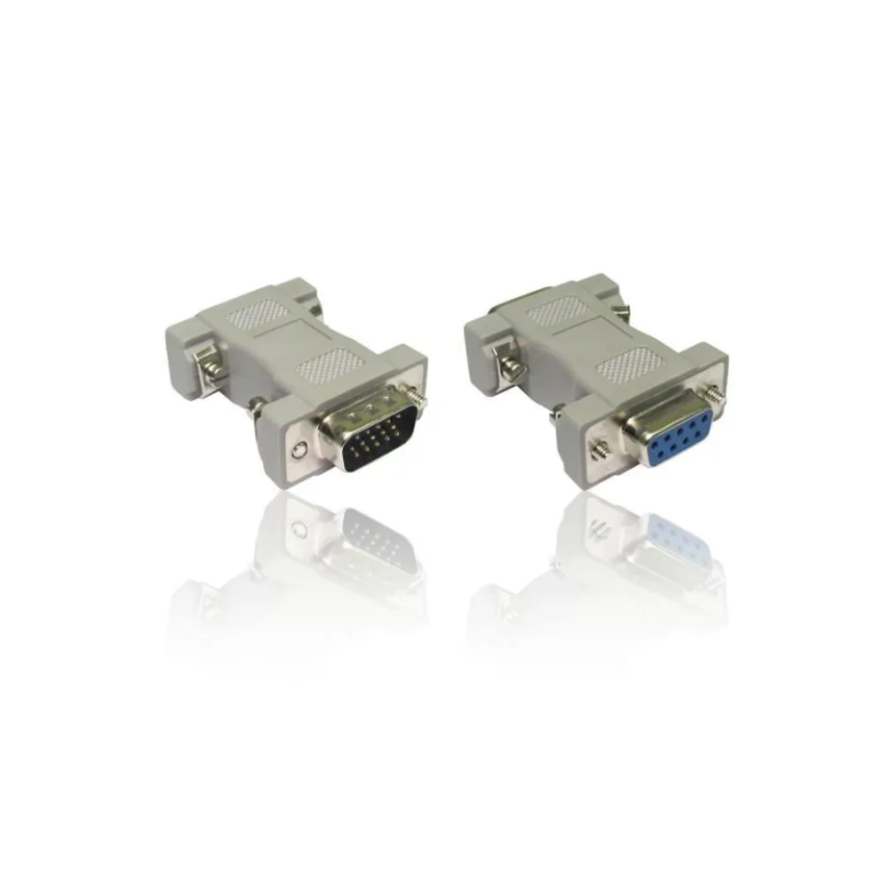 Adaptateur VGA DB9 Femelle vers HD15 Broches mâle