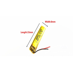 Batterie Lipo 3.7V 110mAh 8x33mm