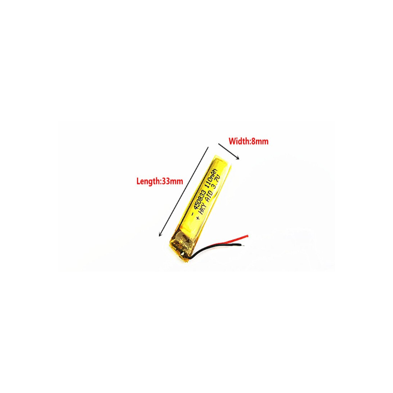 Batterie Lipo 3.7V 110mAh 8x33mm