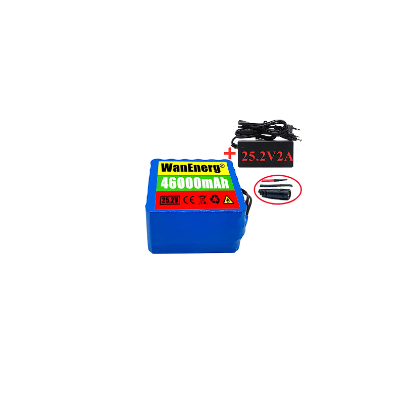 Batterie Lithium-Ion Rechargeable 6S 25.2V 46000mah Avec Chargeur 25.2V