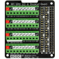 RPi GPIO Status LED & Terminal Block Breakout Board HAT for Raspberry Pi