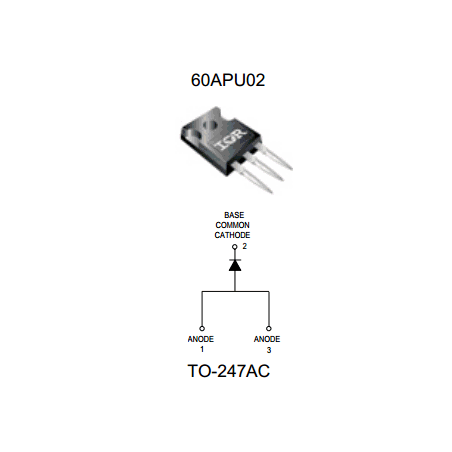 60APU02 Ultrafast Soft Recovery Diode 60A 200V