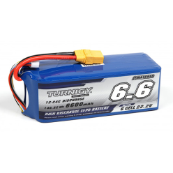Batterie Turnigy 6600mAh 6S 12-24C Lipo Pack XT90