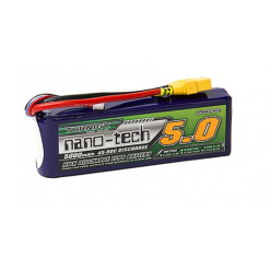 Batterie Turnigy Nano-Tech Plus 5000mAh 3S 45-90C Lipo Pack w/XT90