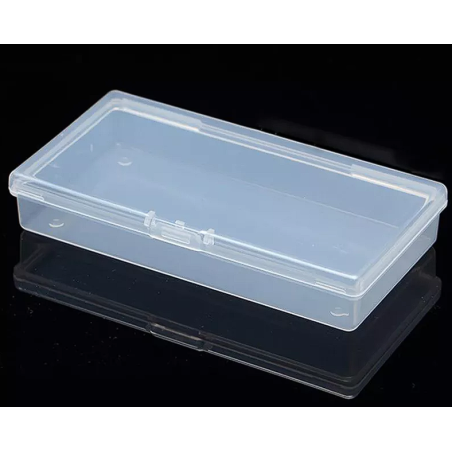Boite Plastique De Rangement Transparente A5 sans séparation 122x62x23mm