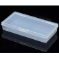 Boite Plastique De Rangement Transparente A5 sans séparation 122x62x23mm