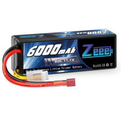 Batterie Lipo 3S 80C 6000mAh Avec Connecteur EC5 Dean