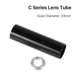 Tube de lentille CO2 série C 24mm pour lentille Dia.20mm FL50.8/63.5/101.6MM pour Machine de découpe Laser CO2