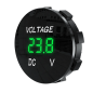 Voltmètre numérique circulaire 5-48V vert