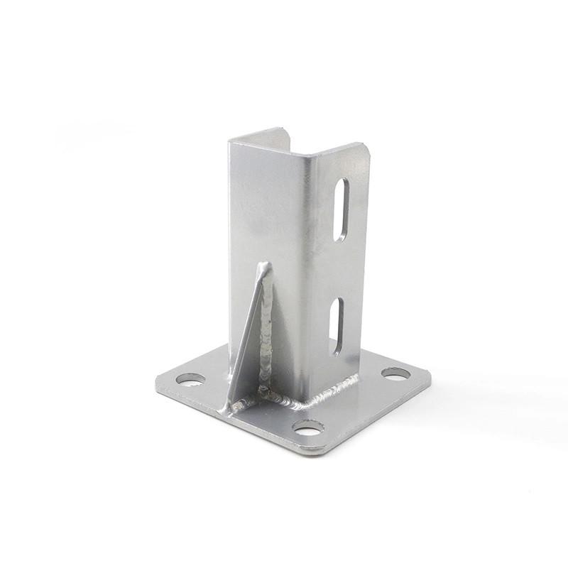 Support piéd de fixation carré en profilé d'aluminium 4040